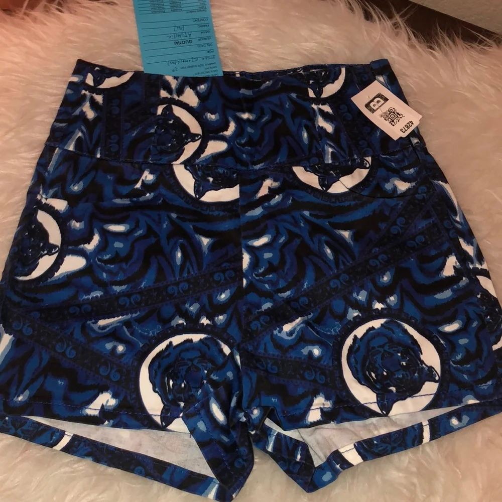 Celebrity Pink blue‎ tiger high waisted stretch